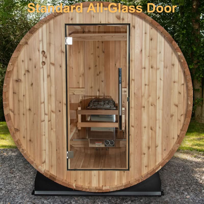 Almost Heaven Pinnacle 4 Person Standard Barrel Sauna - Image 12