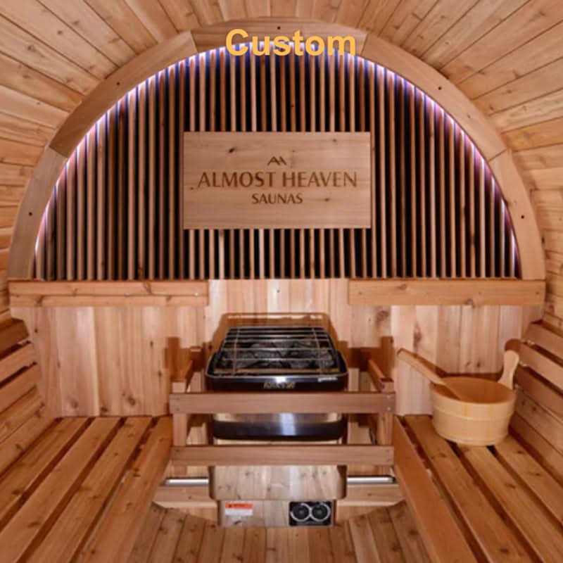 Almost Heaven Pinnacle 4 Person Standard Barrel Sauna - Image 16