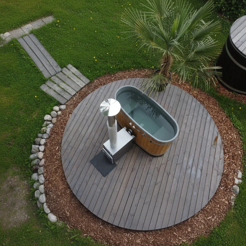 Almost Heaven Sindri 2 Person Wood Fired Hot Tub - Image 3