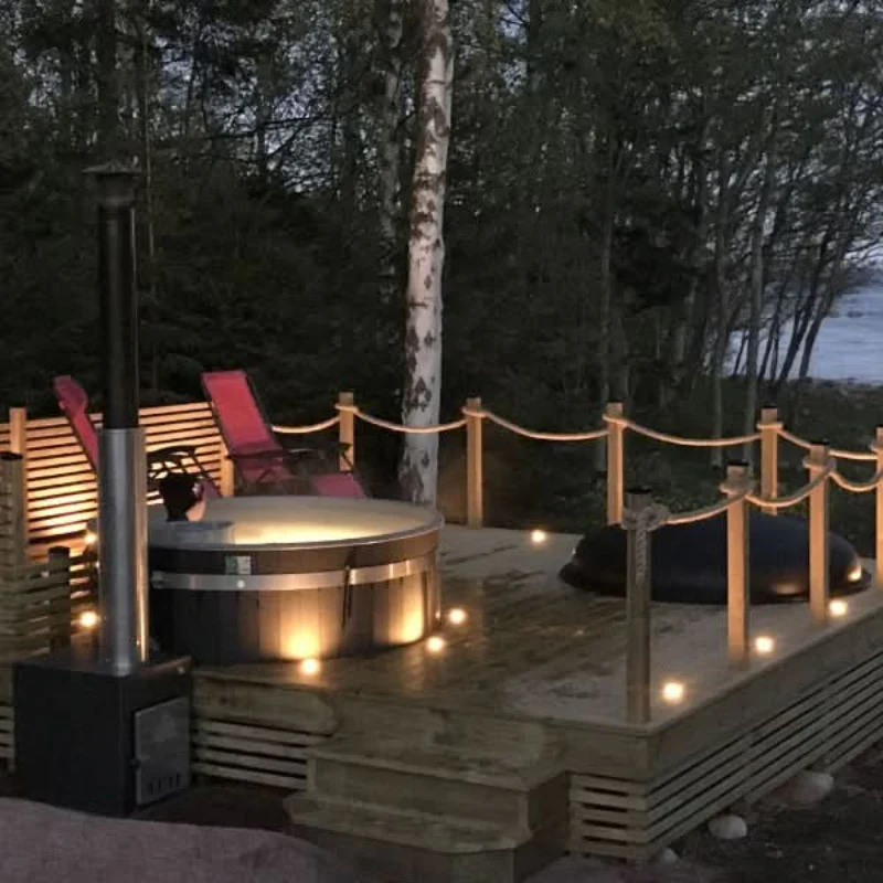 Almost Heaven Kirami 4 Person Wood Fired Hot Tub - Image 4