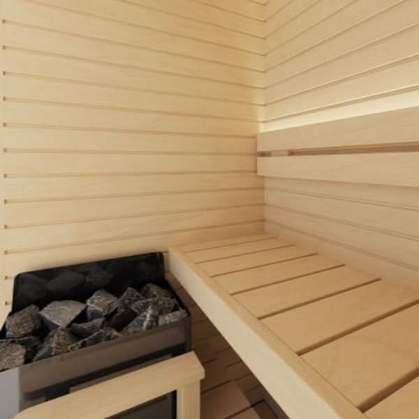Auroom Cala Glass Mini Sauna Kit-Aspen - Image 6