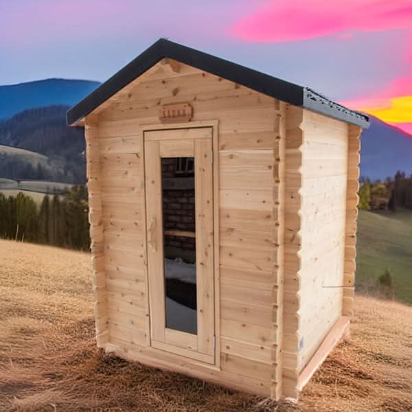 Dundalk Leisure Canadian Timber  2-3 Person Granby Cabin Sauna CTC66W - Image 4