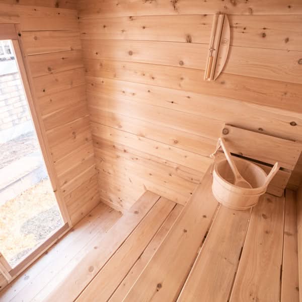 Dundalk Leisure Canadian Timber  2-3 Person Granby Cabin Sauna CTC66W - Image 6