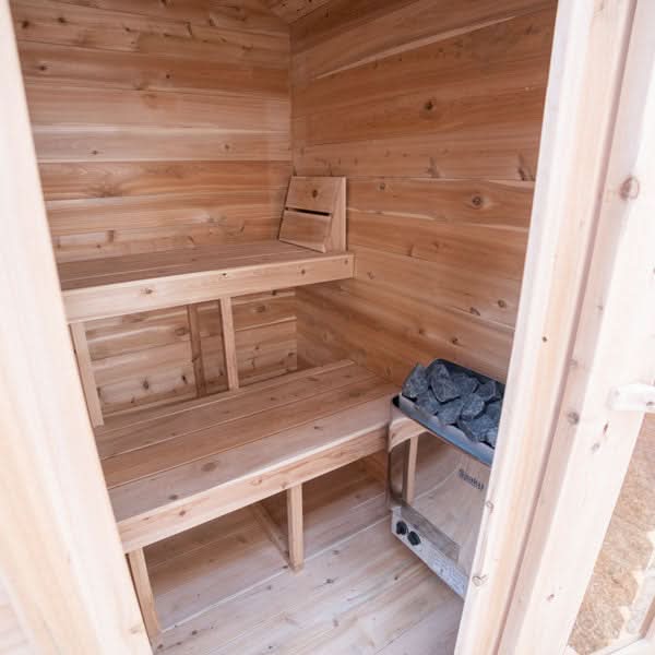 Dundalk Leisure Canadian Timber  2-3 Person Granby Cabin Sauna CTC66W - Image 7