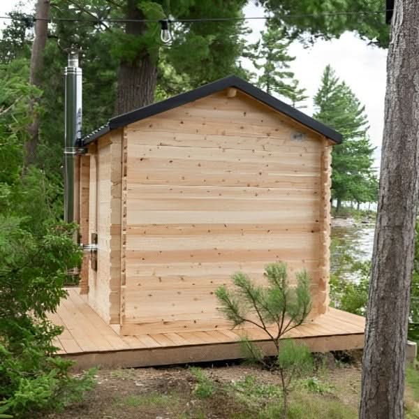 Dundalk Leisure Canadian Timber Georgian Cabin Sauna CTC88W - Image 5