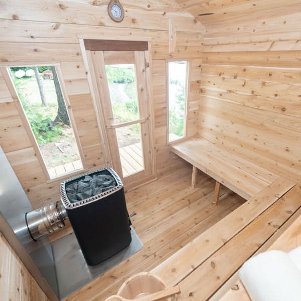Dundalk Leisure Canadian Timber Georgian Cabin Sauna CTC88W - Image 8