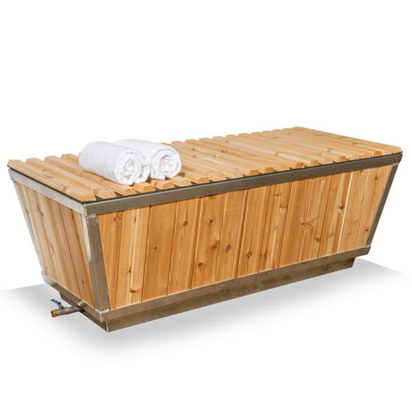 Dundalk LeisureCraft The Glacier Cold Plunge Tub - Knotty Red Cedar - Image 6