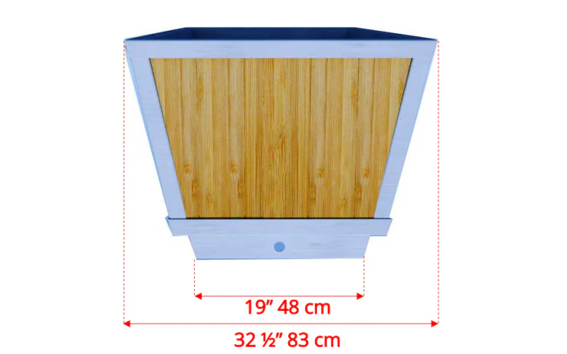 Dundalk LeisureCraft The Glacier Cold Plunge Tub - Knotty Red Cedar - Image 9