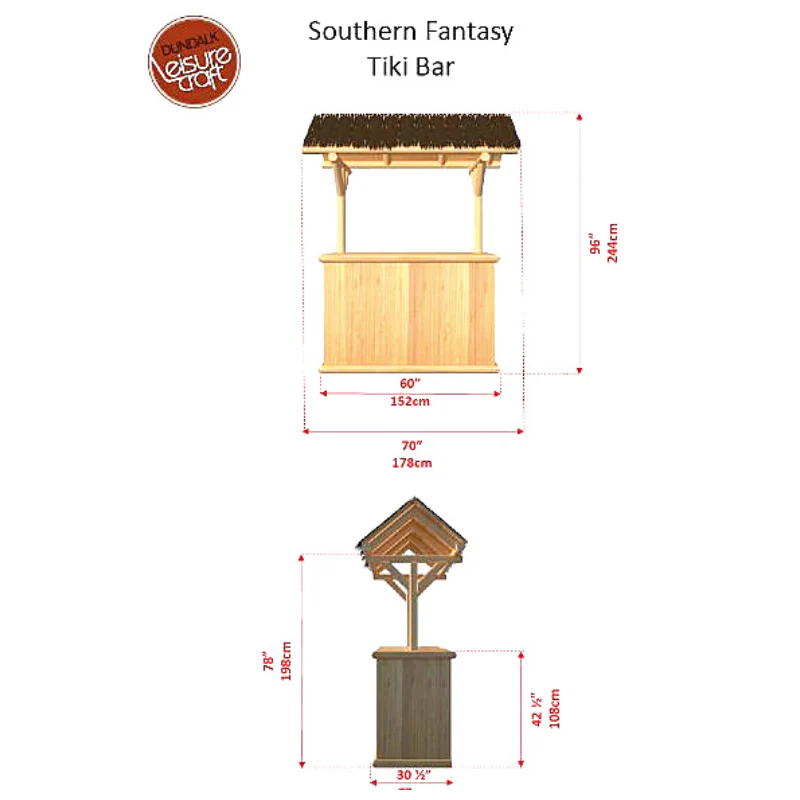 Dundalk Leisure New Southern Fantasy Tiki Bar - Image 14