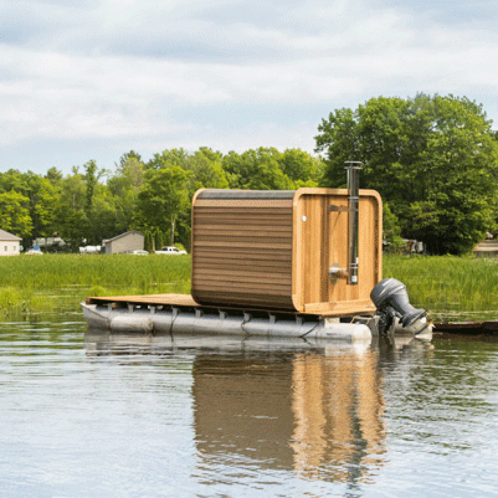 Dundalk Leisure Knotty Cedar Outdoor Luna Sauna - Image 16