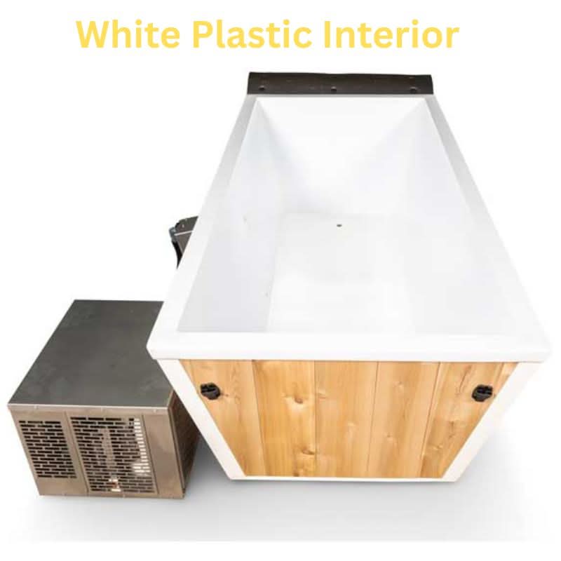 Dundalk LeisureCraft The Glacier Cold Plunge Tub - Clear Red Cedar - Image 9