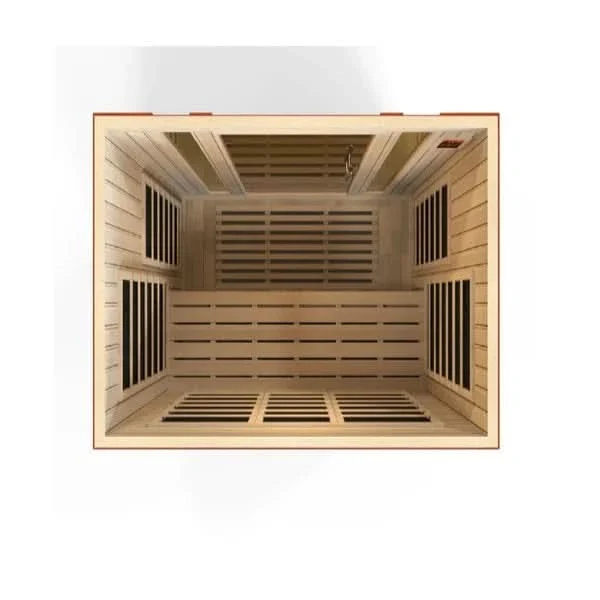 Golden Designs Dynamic Bellagio 3 Person Low EMF Far IR Sauna (DYN-6306-02) - Image 7
