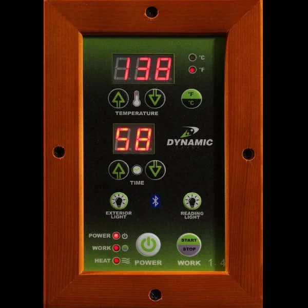 Golden Designs Dynamic Vittoria 2 Person Low EMF Far IR Sauna (DYN-6220-01) - Image 10