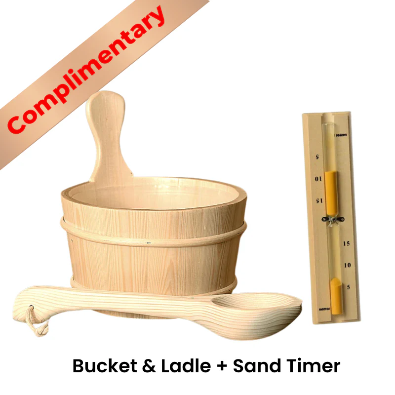 Golden Designs Karlstad 6 Person Outdoor-Indoor PureTech™ Hybrid Full Spectrum Sauna (GDI-8226-01) - Image 6