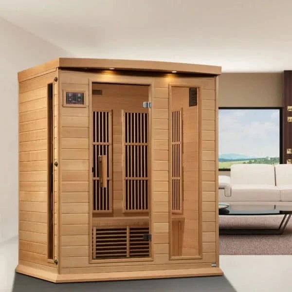 Golden Designs Maxxus 3 Person Near Zero EMF FAR IR Sauna (MX-K306-01-ZF HEM) - Image 4