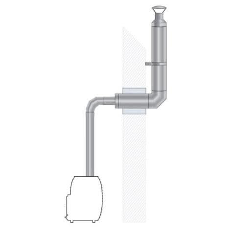 HUUM Thru-Wall Chimney Kit - Image 3