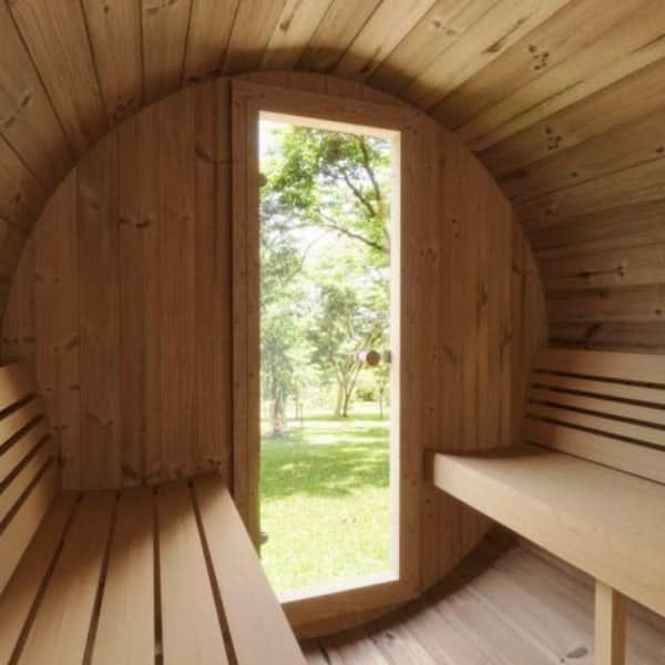 SaunaLife Model E8 6 Person Sauna Barrel - Image 3