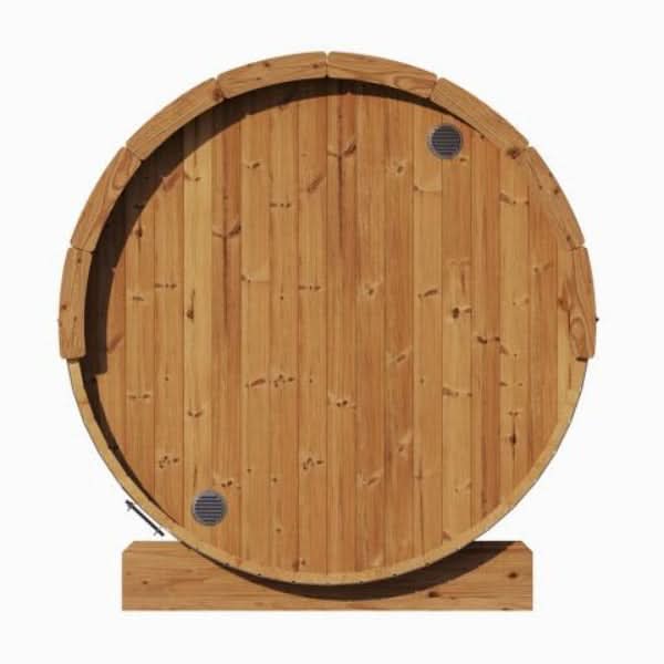SaunaLife Model E8G 6 Person Sauna Barrel w/ Glass Front - Image 8
