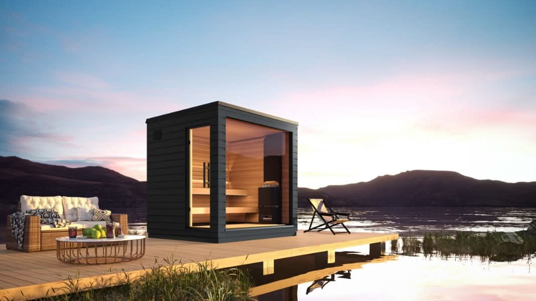 SaunaLife Model G6 5 Person Garden Series Pre-Assembled Outdoor Home Sauna - Image 11