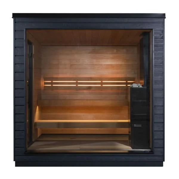 SaunaLife Model G6 5 Person Garden Series Pre-Assembled Outdoor Home Sauna - Image 13