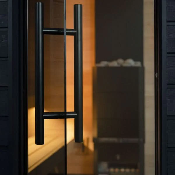 SaunaLife Model G6 5 Person Garden Series Pre-Assembled Outdoor Home Sauna - Image 5