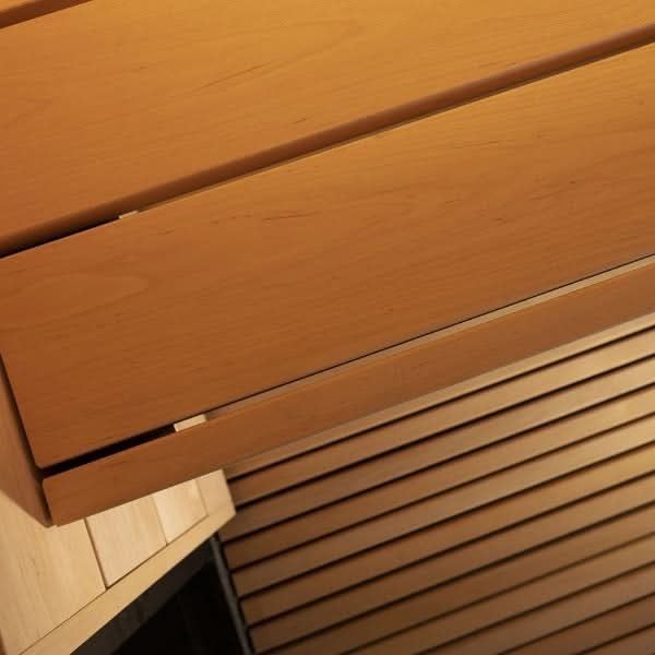 SaunaLife Model G6 5 Person Garden Series Pre-Assembled Outdoor Home Sauna - Image 7
