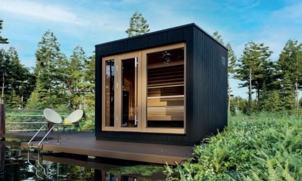 SaunaLife Model G7 6 Person Garden Series Pre-Assembled Outdoor Home Sauna - Image 18